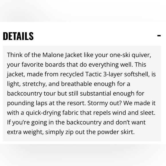 FlyLow Malone Ski Boarder Shell Jacket - Picture 7 of 9
